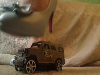 Still from clip titled Princess crushes car!