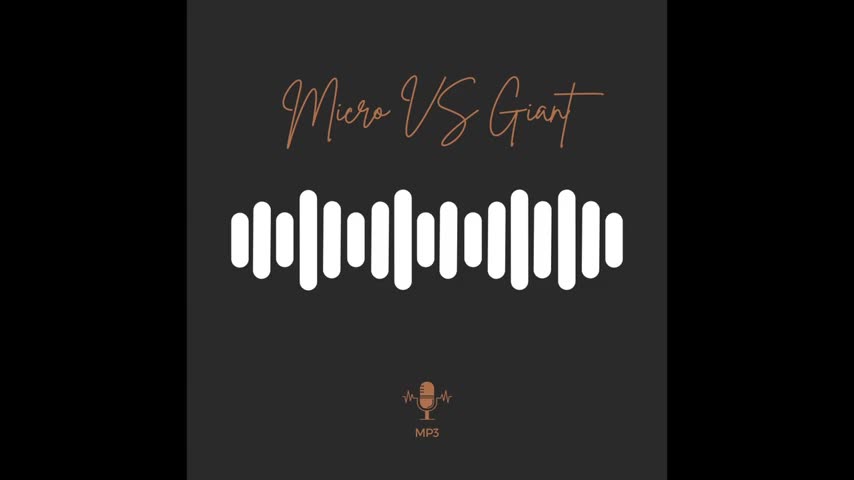 Still from clip titled Micro Vs Giant MP3