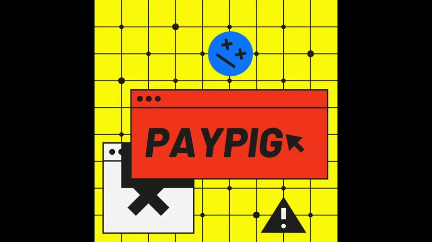 Still from clip titled Programed to Pay MP3